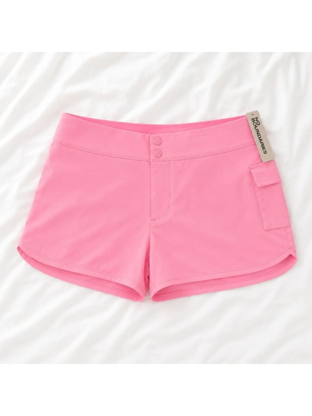 Women's Low Rise Swim Boardshorts Size XL - NWT- Pink - No Boundaries